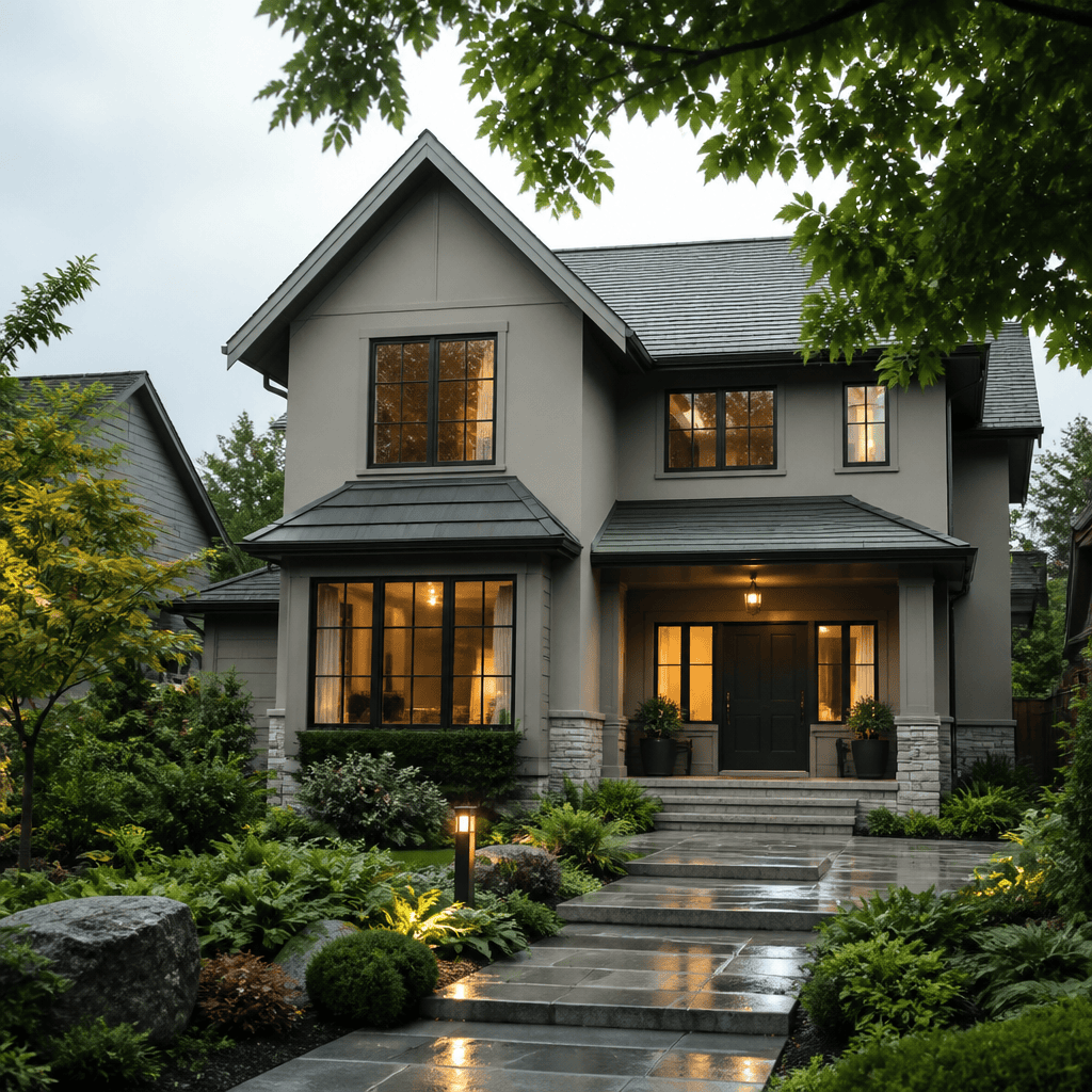 Curb Appeal Exterior Paint Colours That Lift BC Home Value